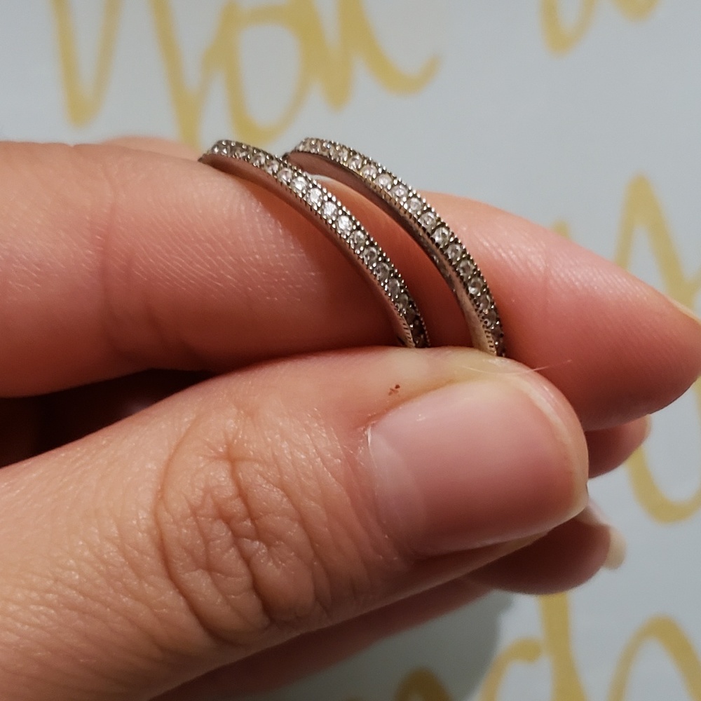 Small hoop earrings